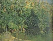 Vincent Van Gogh A Lane in the Public Garden at Arles (nn04) oil painting picture wholesale
